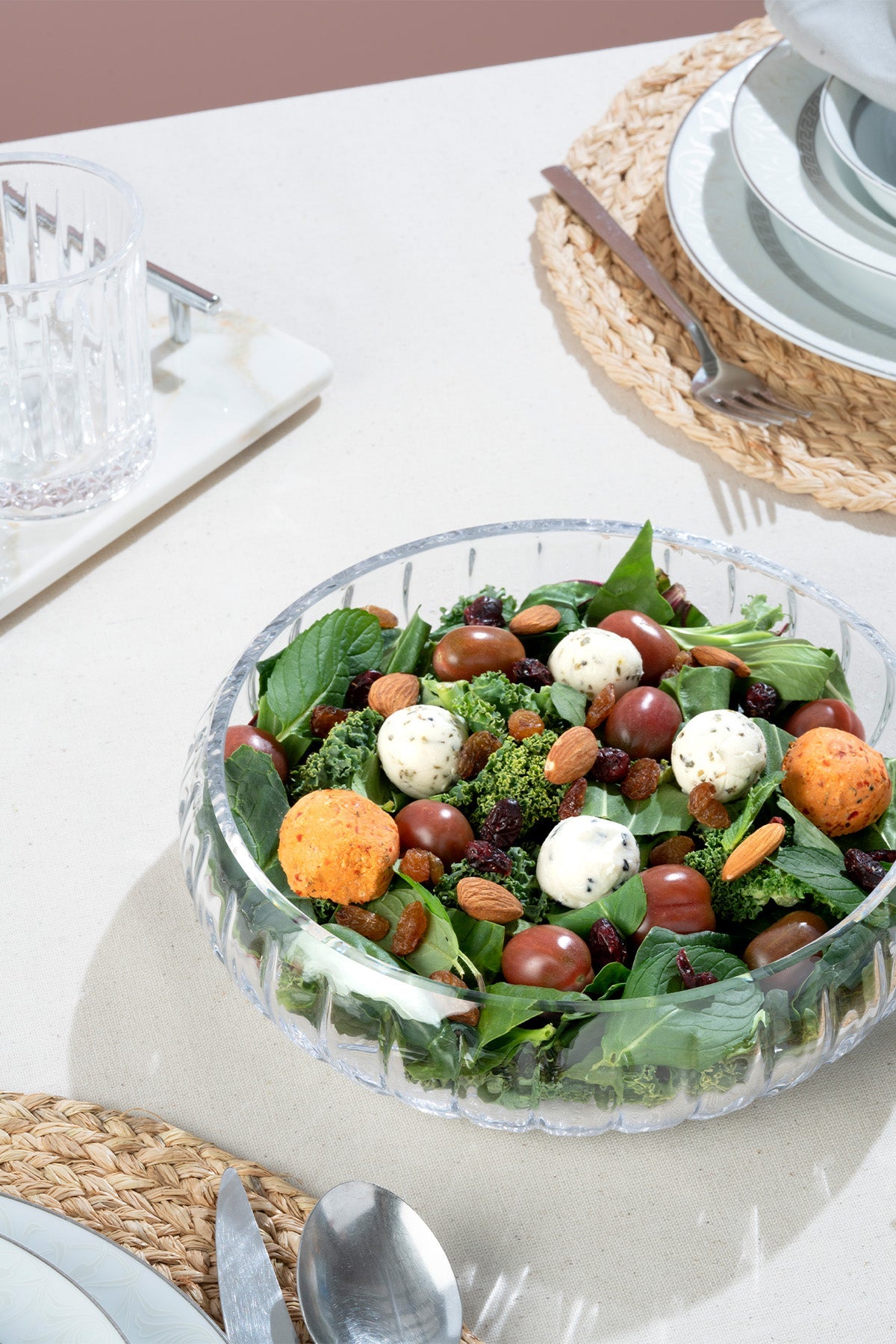 Glamis Büyük Boy Cam Salata Kasesi Salatalk