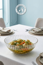 Selen Concept Çuha Model El Yapımı Cam Salata ve Sunum Kasesi