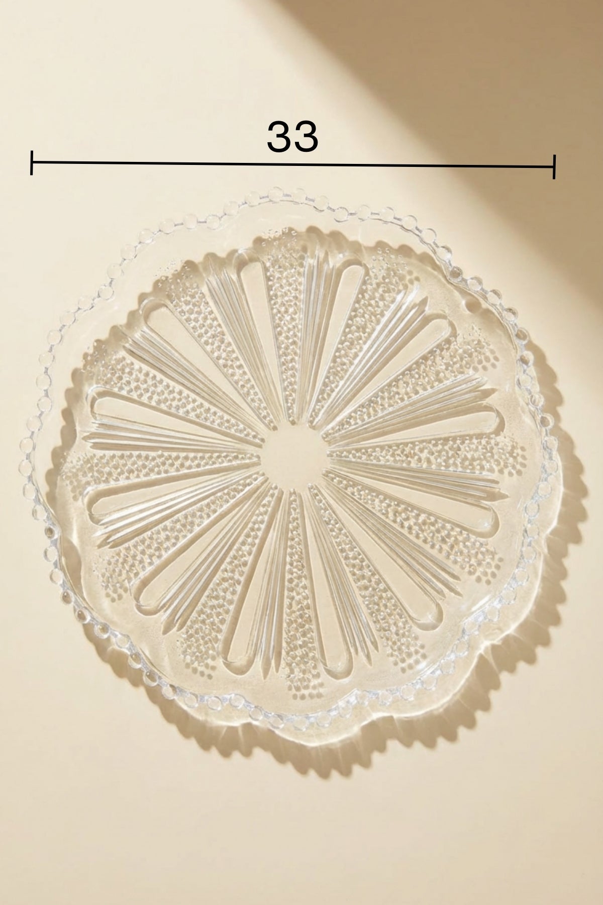 Glamis Papatya Model El Yapımı Cam Supla