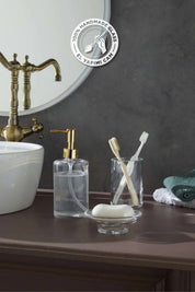 Glamis Clean Model El Yapımı Cam Banyo Seti 3'lü Takım