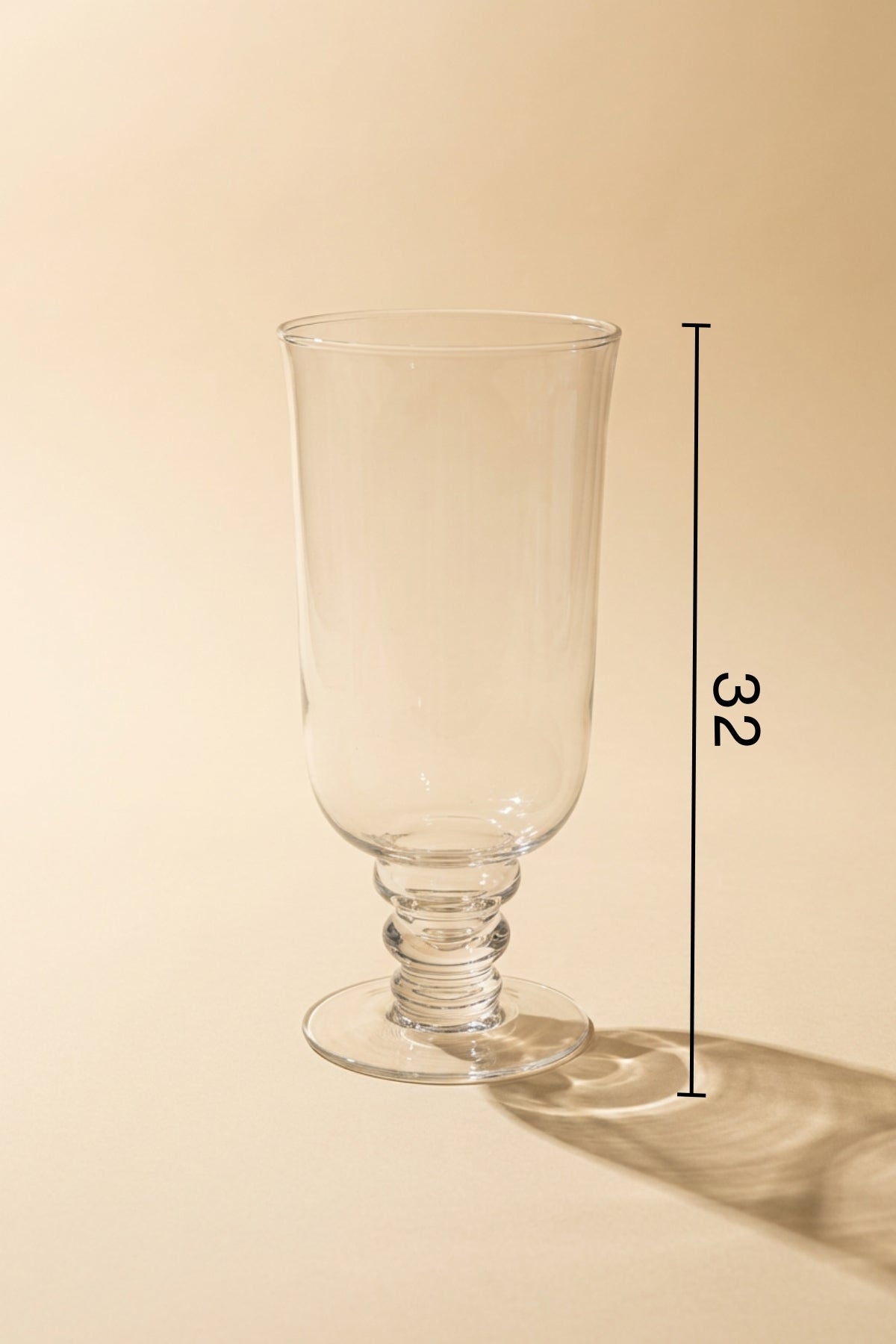 Glamis Local Model El Yapımı Cam Ayaklı Vazo