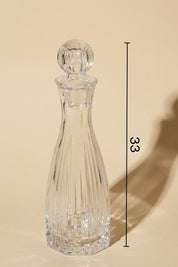 Glamis Cam Linea Iris Model El Yapımı Cam Karaf 2 Bardaklı Set