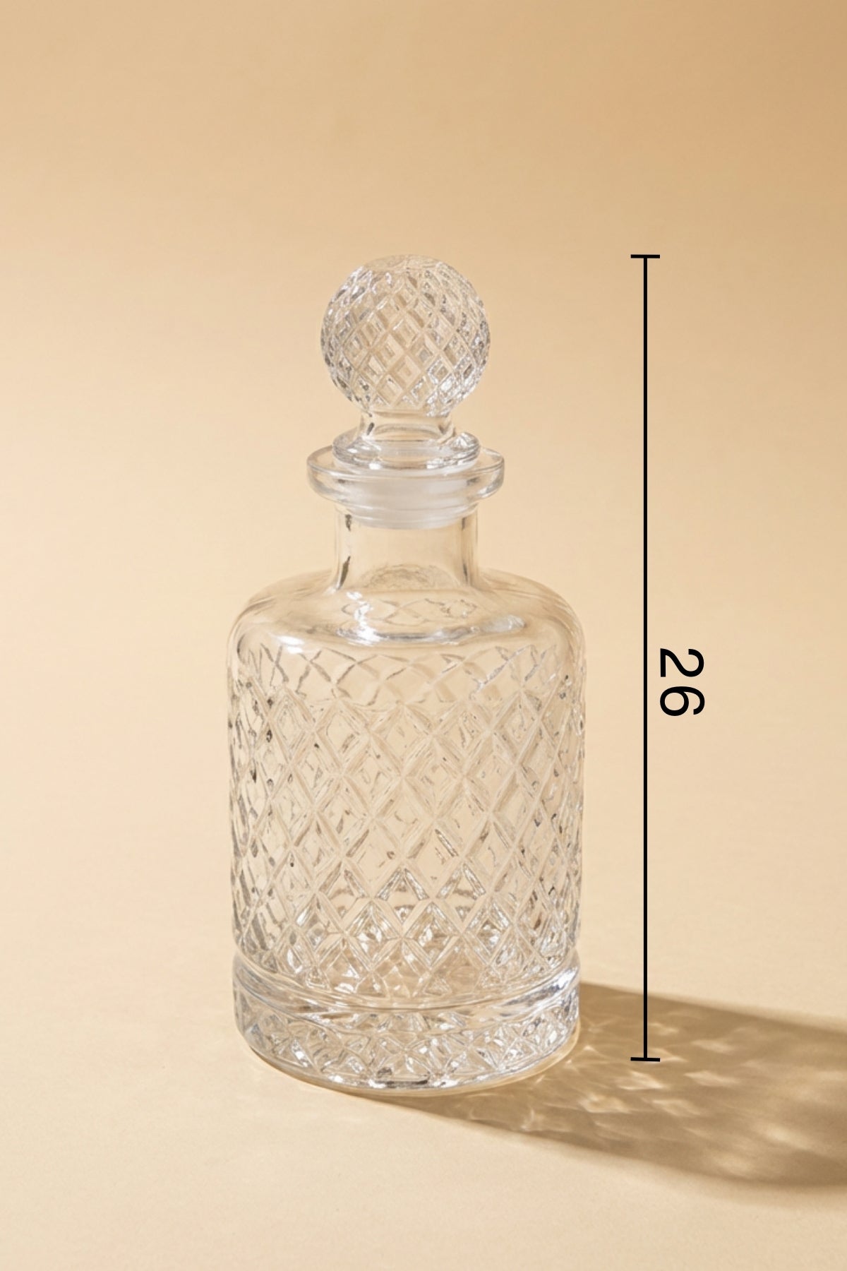 Glamis Şiler Model Lüx El Yapımı Cam Sürahi Karaf