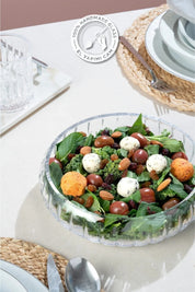 Glamis El Yapımı Büyük Boy Cam Salata Kasesi