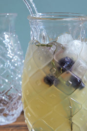 Glamis Cam Ananas Model Kokteyl Bardak 4'lü Set