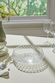 Bubble Model El Yapımı Cam Salata ve Sunum Kasesi